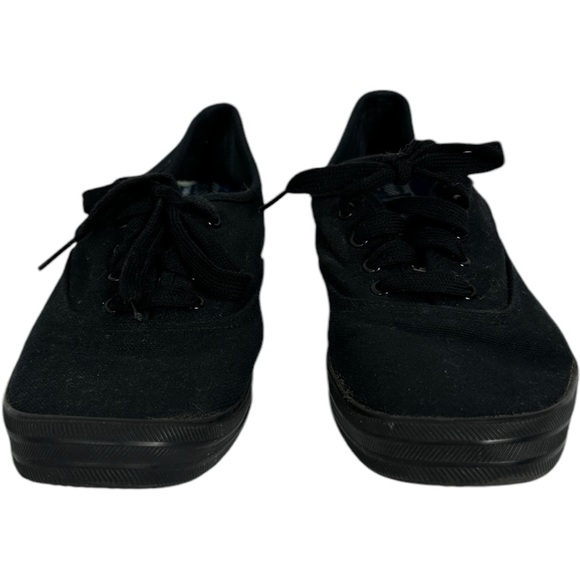 Keds‎ Champion Black Canvas Shoes Womens Size 7 Low Sneakers WF24700 Minimalist - Picture 8 of 9